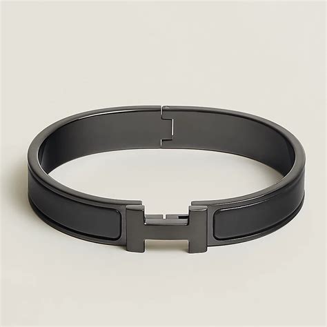 hermes браслет мужской|Hermes hh so black bracelets.